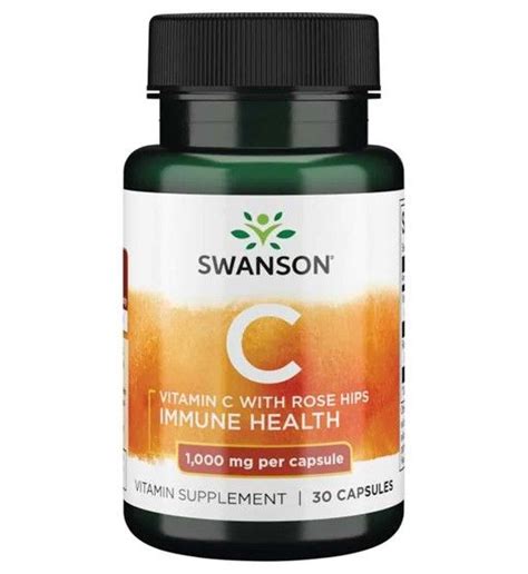 Swanson Premium Vitamin C Mg Mit Hagebutten Tabletten