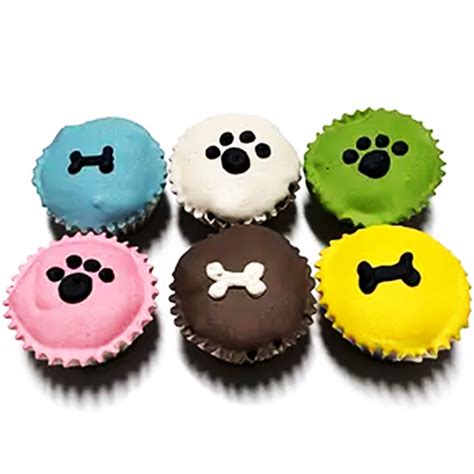 Cupcakes for Dog Party Treat [Set of 4 & 6] | Yummycake