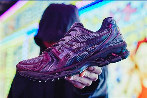 113発売｜atmos別注 Asics Gel Kayano 14 Greypurple｜抽選販売定価情報 スニーカーダンク