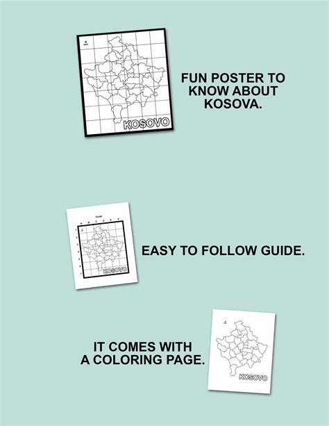 Kosovo Map Collaboration Poster | Made By Teachers