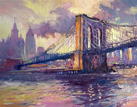 Brooklyn Bridge Watercolor at PaintingValley.com | Explore collection ...