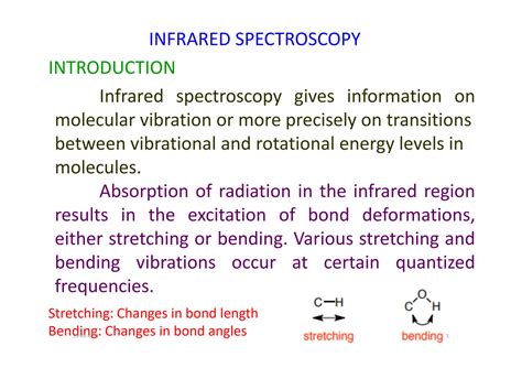 SOLUTION Infrared Spectroscopy Studypool