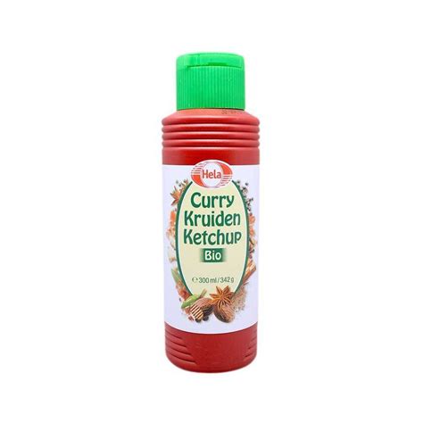 Hela Curry Kruiden Ketchup Bio Ketchup Con Especias Bio Ml