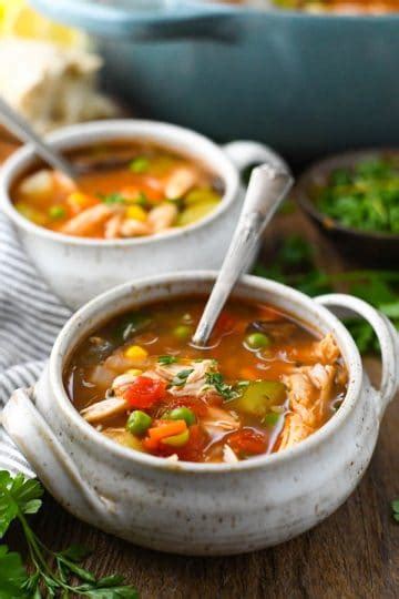 Chicken Vegetable Soup The Seasoned Mom