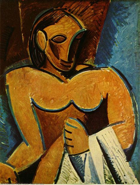 Museum Kunstreproduktionen Nude Mit Handtuch Von Pablo Picasso