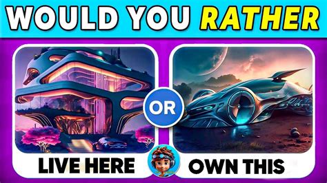 Would You Rather Futuristic Luxury Life Edition⭐💎🤖 Geek Quizdom