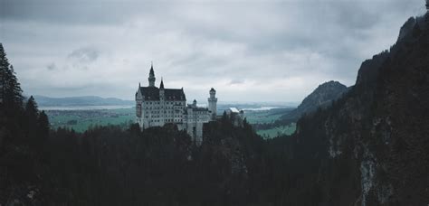 Cloud Sky Castle Beautiful The Past Neuschwanstein Castle