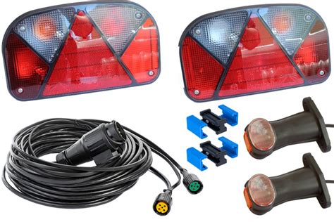 Aanhanger Verlichting Set Polig Complete Aanhangwagen