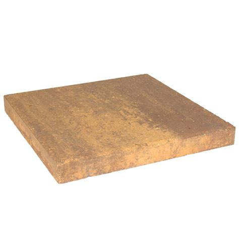 Oldcastle 16 In X 16 In Harvest Blend Concrete Step Stone 12050016 The Home Depot