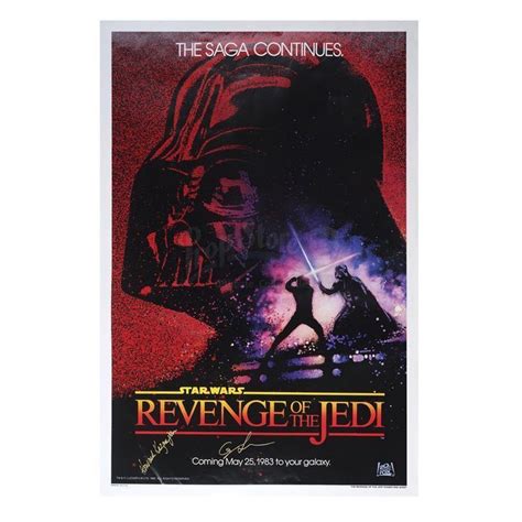 Lot 309 Star Wars Ep Vi Return Of The Jedi 1983 Revenge Of