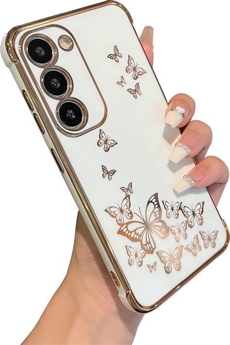 Ztofera Phone Case For Samsung Galaxy S24 Pluselegant Butterflyfor Lovely Cute