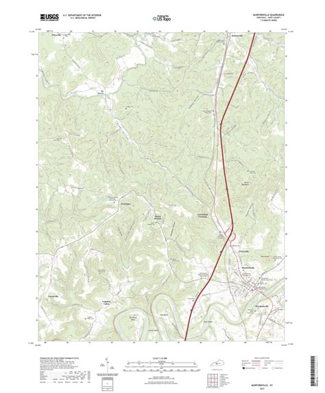 Munfordville, KY (2022, 24000-Scale) Map by United States Geological Survey | Avenza Maps