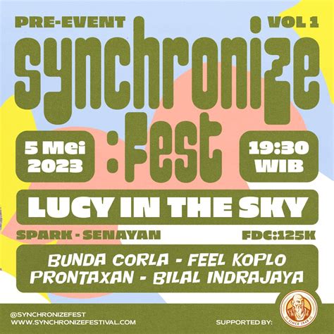 Synchronize Festival On Twitter Panggilan Untuk Warga Wargi Lets Go