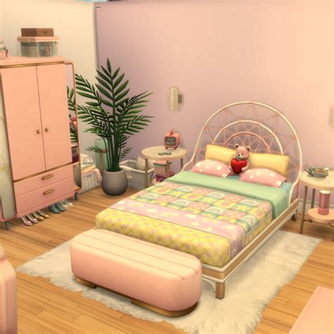 Cute Pastel Bedroom The Sims 4 Rooms Lots Curseforge