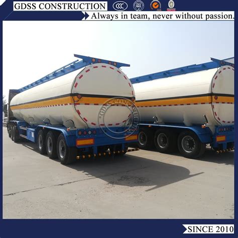 Three Axles Liters Fuel Storage Tank Carbon Steel Tanker Semi