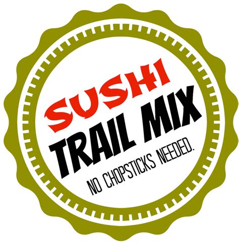 Diy Printable Trail Mix Labels Sushi