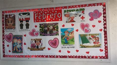 Periodico Mural Del Mes De Febrero En Preescolar Imagui