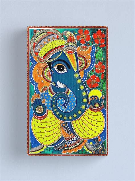 "Madhubani Paintings #4" Canvas Print for Sale by UniqueStall | Redbubble