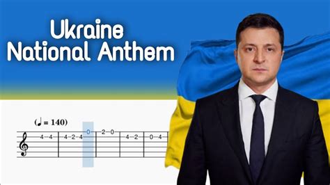 Ukraine National Anthem Easy Guitar Tabs Tutorial Youtube