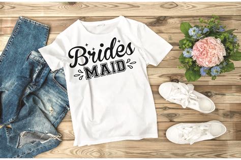 Wedding Svg Design Brides Maid Graphic By M Graphic Creative Fabrica