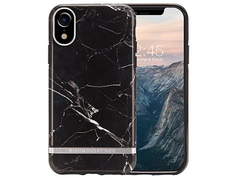 Richmond And Finch Iphone Xr Hoesje Black Marble Case