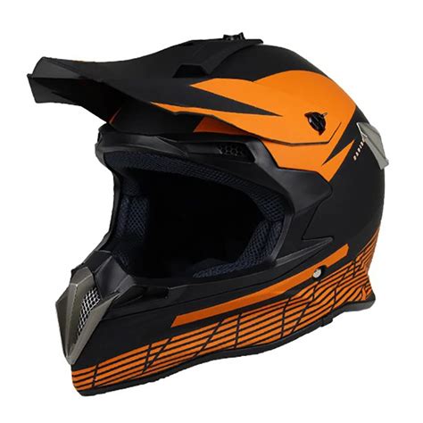 Motocross helmets Orange Motorbike ATV Dirt Bike Helmet moto Casco ...