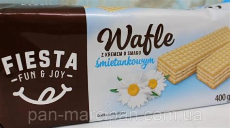 Wafle Z Kremem O Smaku Mietankowym Fiesta Kalorie Kj I Warto Ci