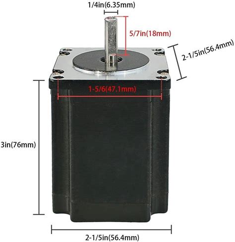 Generic Nema Stepper Motor A Nm Oz In Mm Length