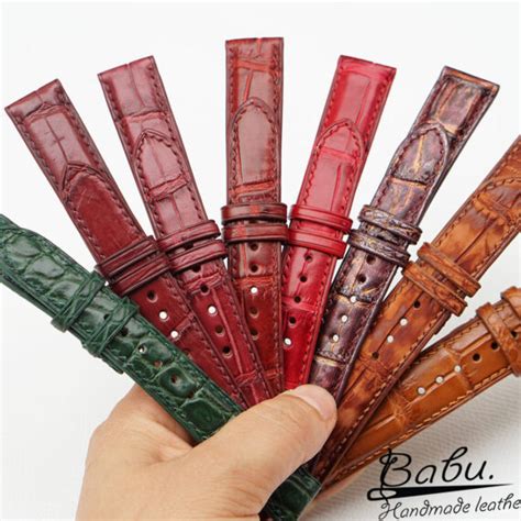 Alligator Watch Bands Archives Babu Handmade Leather