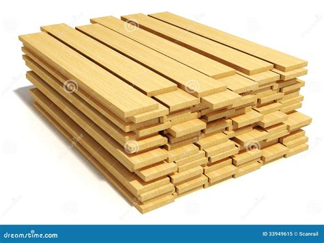 Stacked Wooden Planks Royalty Free Stock Photo Image 33949615