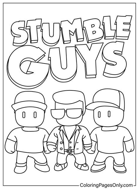 22 Stumble Guys Coloring Pages