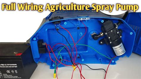 Agriculture Spray Pump Wiring Spray Pump Repair Youtube