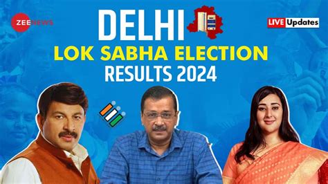 Delhi Lok Sabha Election Result LIVE Updates BJP 7 IND 0 BJP