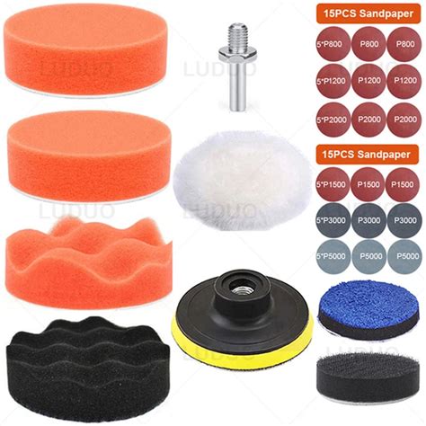 Car Polishing Disc Self Adhesive Polishing Pad Buffing Waxing Sponge