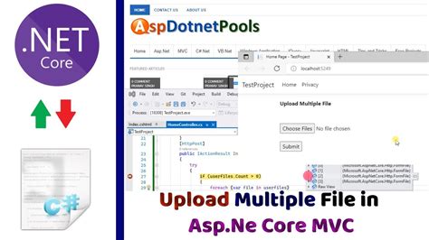 Asp Net Core Multiple File Upload In Folder In C Net Asp Net