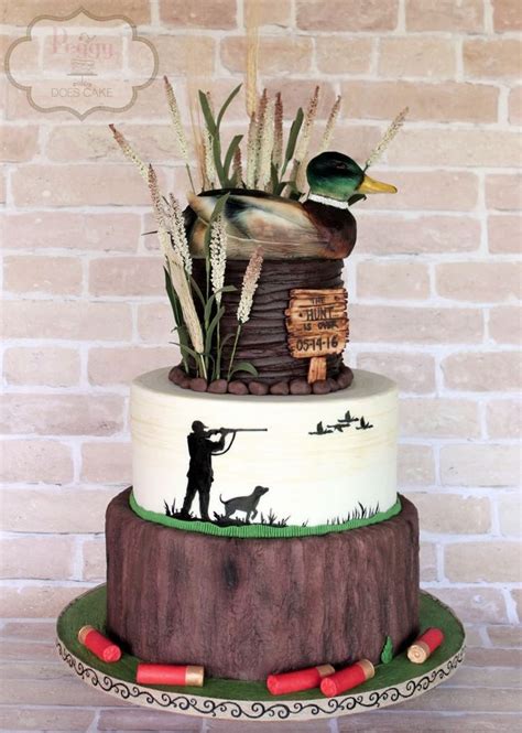 Mallard Duck Groom S Cake Shells Made From Fondant Duck Made From