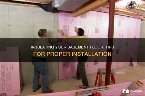 Insulating Your Basement Floor Tips For Proper Installation Shunshelter