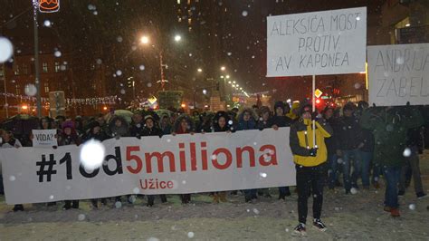 Protesti Jedan Od Pet Miliona U Vi E Gradova U Srbiji Video