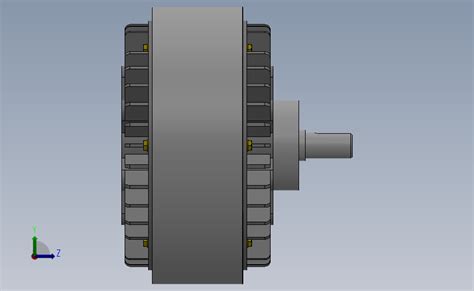 Fz型单出轴、止口支撑、自然冷却磁粉制动器[fz6] Solidworks 2018 模型图纸下载 懒石网