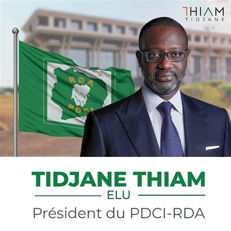 Pr Sidence Du Pdci Rda Tidjane Thiam La Barre Pour La Victoire En