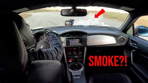 Subaru Brz Smoke Coming From Engine Youtube