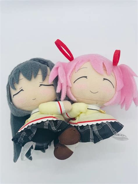 Puella Magi Madoka Magica Homura Akemi Kaname Madoka Hug Plush Doll For