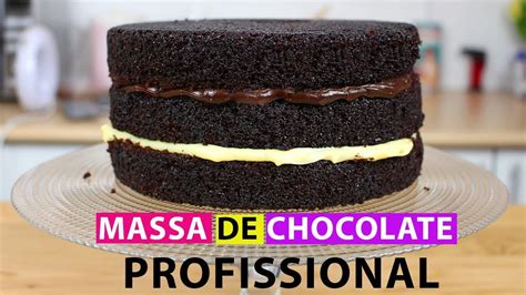 MASSA DE CHOCOLATE PROFISSIONAL A MELHOR DE TODAS CAKEPEDIA YouTube