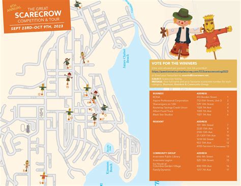 The Great Scarecrow Competition And Tour Sat Sept 23rd Mon Oct 9th