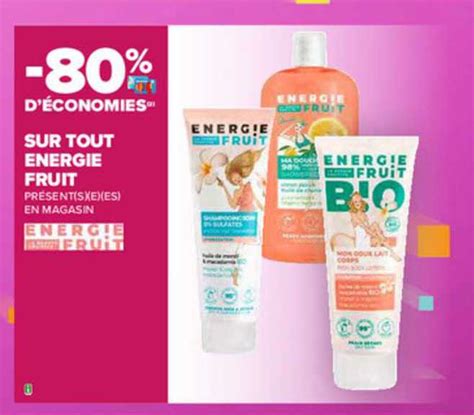 Promo Energie Fruit Chez Carrefour ICatalogue Fr