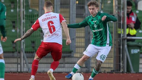 Werder Ii Kn Pft Dem Vfb L Beck Einen Punkt Ab Kicker