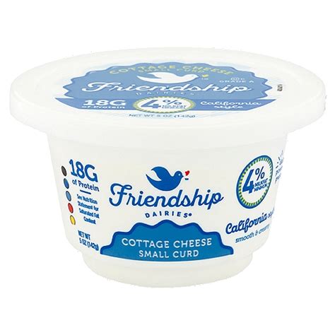 Friendship Dairies Small Curd California Style Cottage Cheese, 5 oz