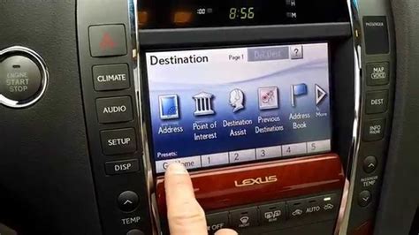 Lexus Es 350 Set Home In Navigation System Review Youtube