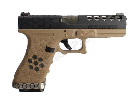 Glock a podobné Airsoftová pistole G HexCut VX01 černá TAN