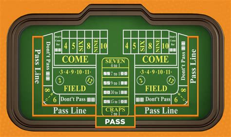 Simple Craps Table Layout